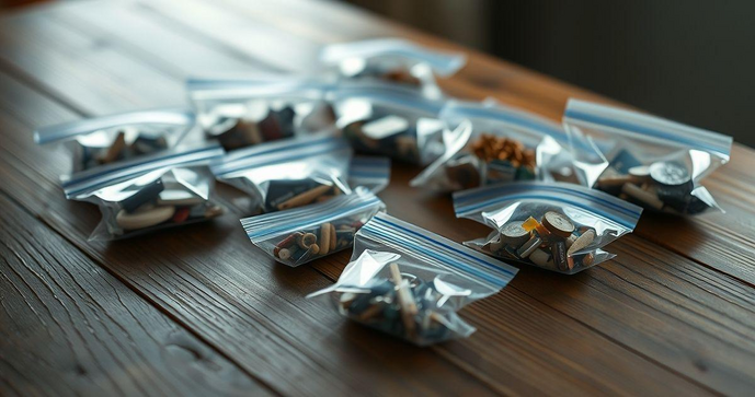 Zip lock pequeno: a solução prática para organizar e armazenar itens