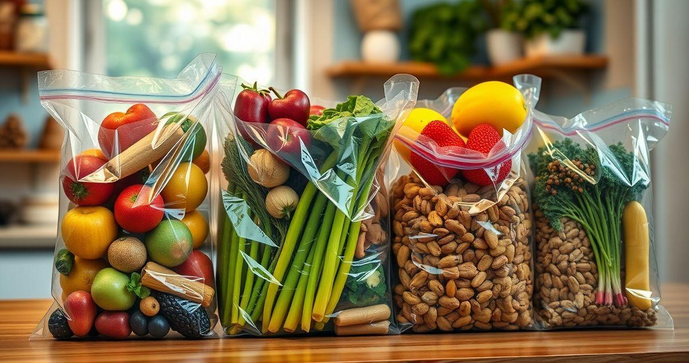 Benefícios das Sacolas Ziplock
