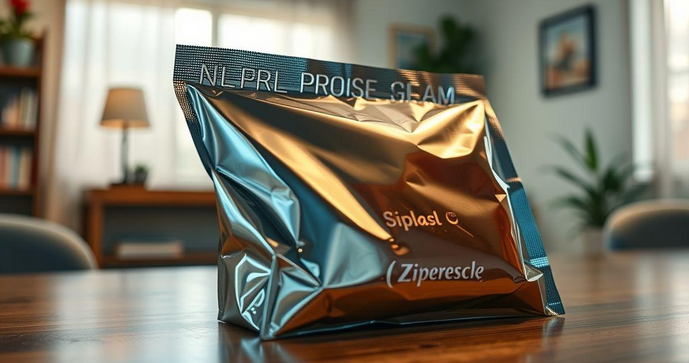 Embalagem Ziplock Metalizado para Produtos