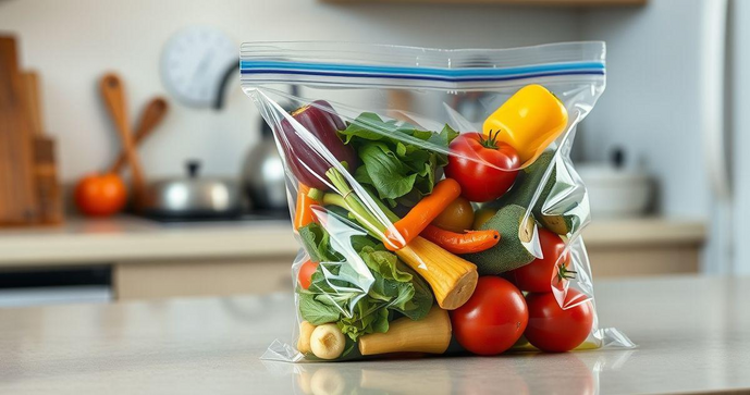Saco ziplock para alimentos é a solução prática e segura para conservar seus alimentos frescos