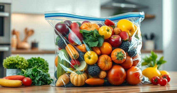 Como Escolher e Usar Saco Ziplock Grande para Organizar e Proteger Alimentos