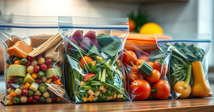 Como Utilizar Saco de Ziplock para Organizar e Proteger Alimentos