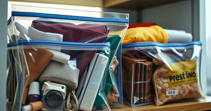 Saco zip zap como solução prática para organização e armazenamento