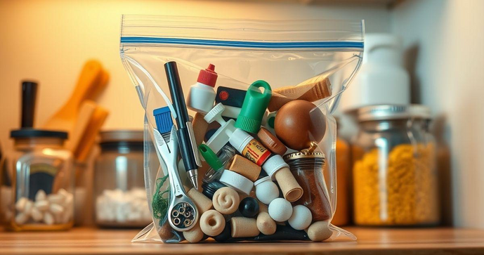 Saquinho com Fecho Ziplock é a Solução Prática para Armazenamento e Organização