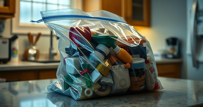 Saco ziplock grande é a solução ideal para organizar e armazenar seus itens com praticidade e segurança