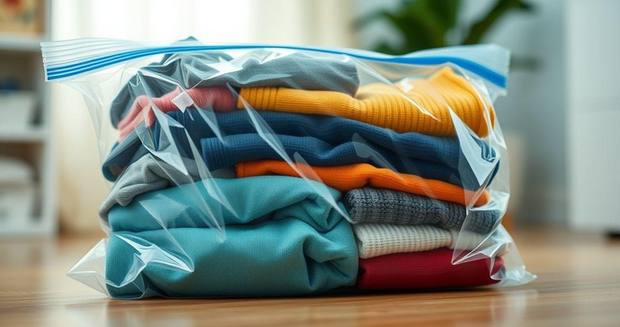 Saco Ziplock para Roupas é a Solução Prática para Organizar e Proteger suas Peças